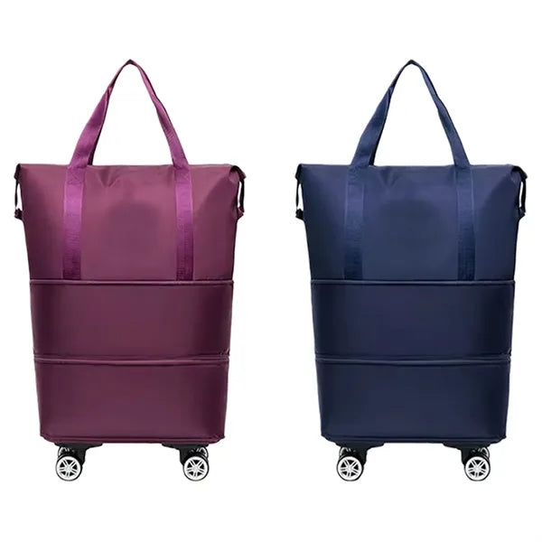 Expandable Foldable Travel Bag with Detachable Wheels