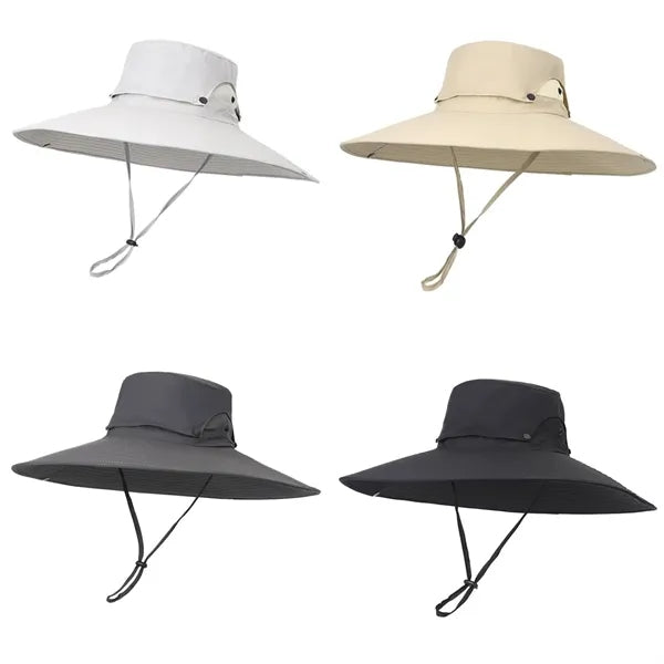 Adjustable Nylon Sun Shield Hat