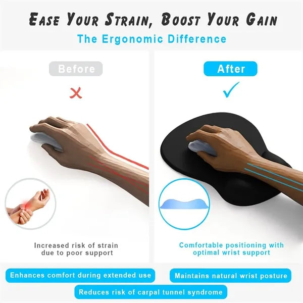 Office Mousepad Wrist Rest Mouse Pad