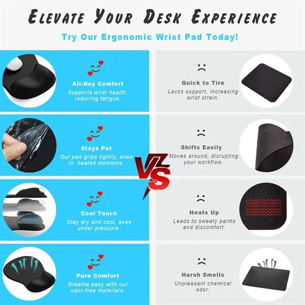Office Mousepad Wrist Rest Mouse Pad