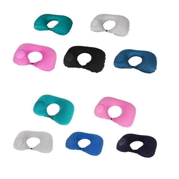 Push Inflatable U Shaped Pillow