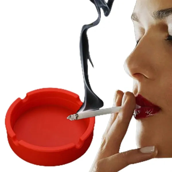 Drop Resistant And Easy To Clean Silicone Ashtray