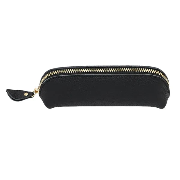 Lychee Grain Head Layer Cowhide Pencil Case