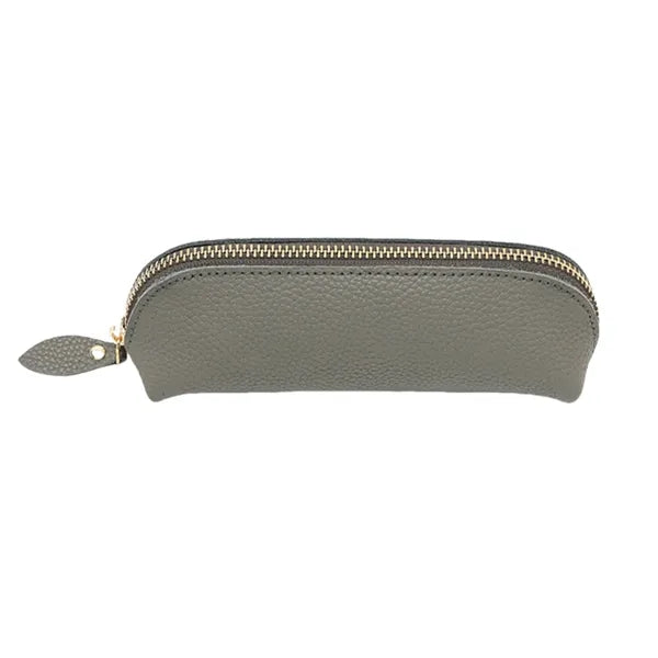 Lychee Grain Head Layer Cowhide Pencil Case