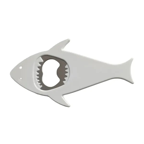 Shark Shaped Bottle Opener Plastic Fridge Magnet