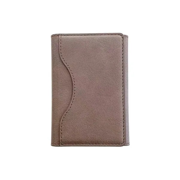Mobile Phone Back Sticker Magnetic Leather Card Holder