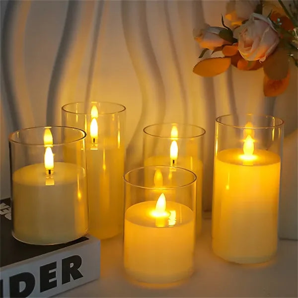 Rechargeable LED Flameless Candles with USB Charging