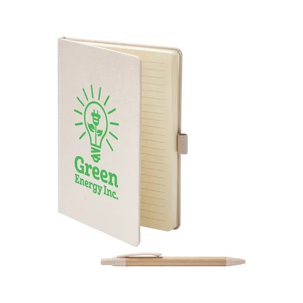 Econscious Hemp Journal Notebook & Pen 6" X 8.0125"