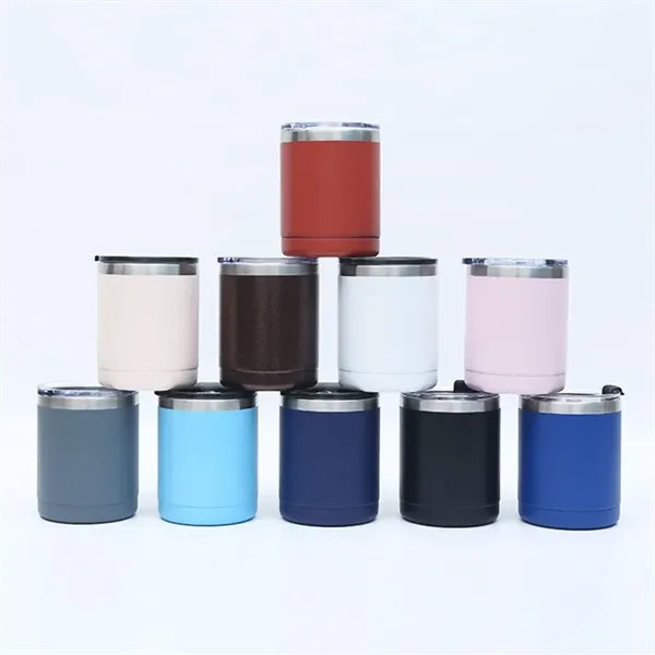 10oz Stainless Steel Double-Wall Insulated Tumbler