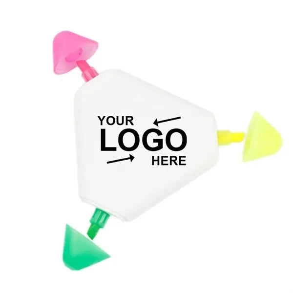 Mini Tri Highlighter Fluorescent Marker Pen