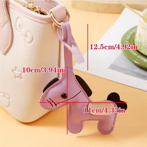 Cute Pony Bag Charm Keychain Accessory