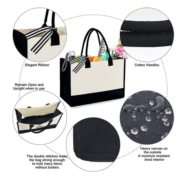 Embroidery Canvas Tote Bag