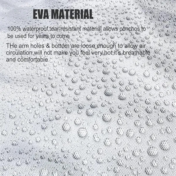 Unisex EVA Thickened Rain Poncho