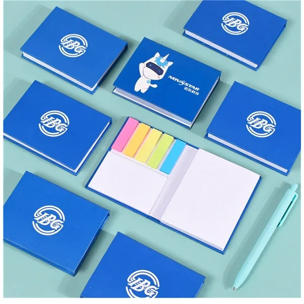 Full Design Cute Sticky Notes with Custom Logo on Pages
