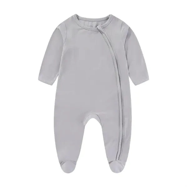 Cotton Baby Bodysuit w/ Zipper