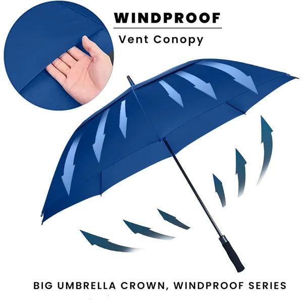 Golf Umbrella Automatic Open Windproof Waterproof 54 to 72In
