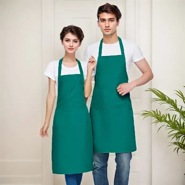 Unisex Plain Apron With Front Pocket