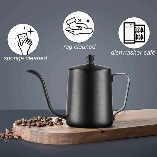 Stainless Steel Long Gooseneck Coffee Pot