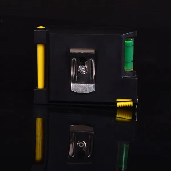 Portable level with tape measure