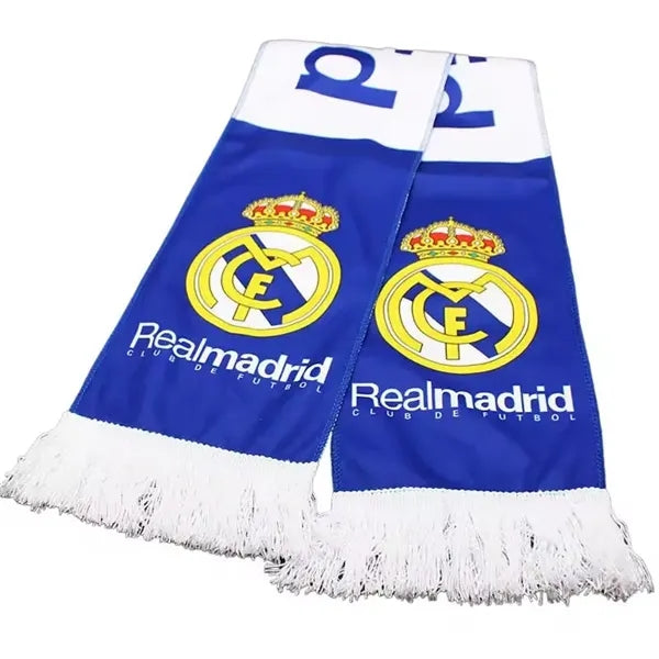 Acrylic Knitted Stadium Sports Scarf With Fringe