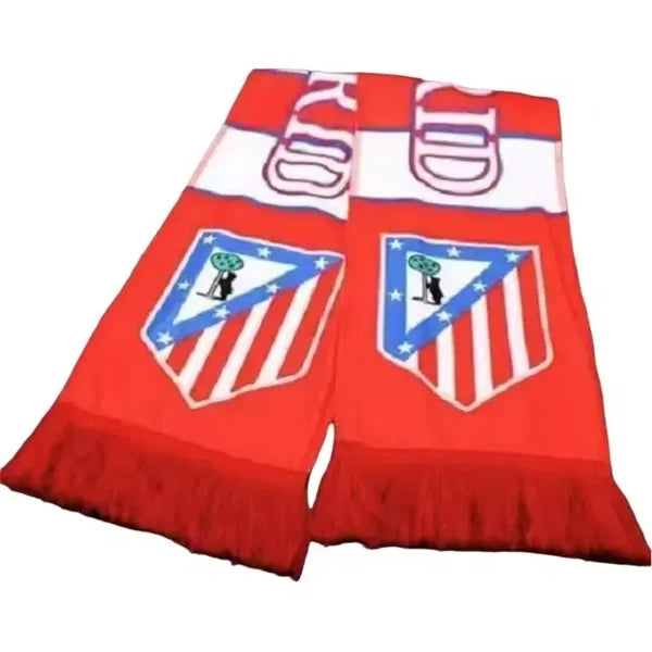 Acrylic Knitted Stadium Sports Scarf With Fringe