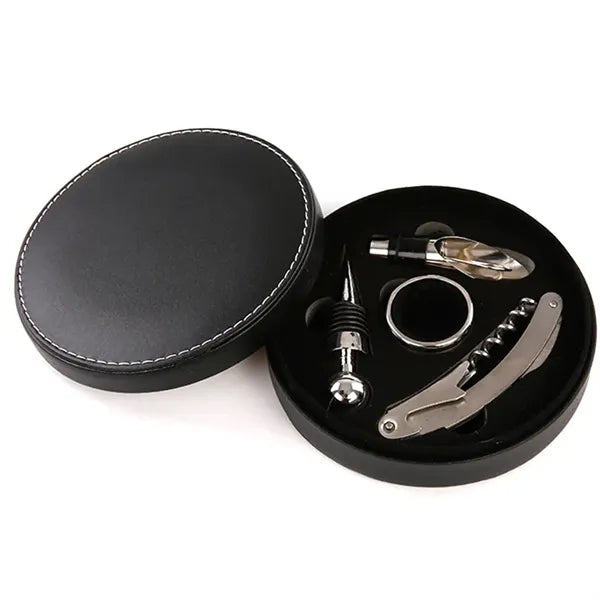Red Wine Opener Set Gift Box (4-Piece Set)