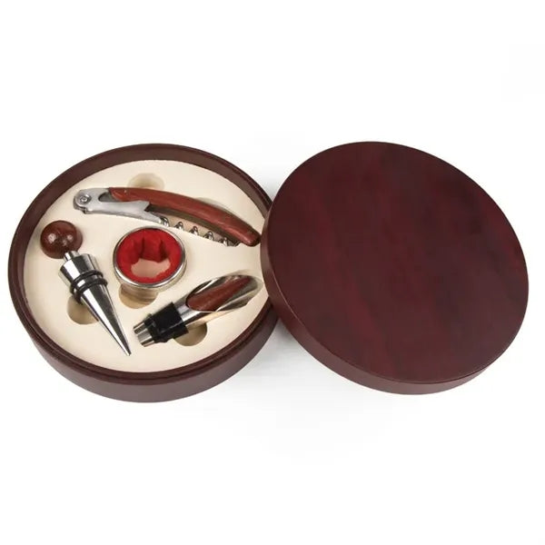 Red Wine Opener Set Gift Box (4-Piece Set)