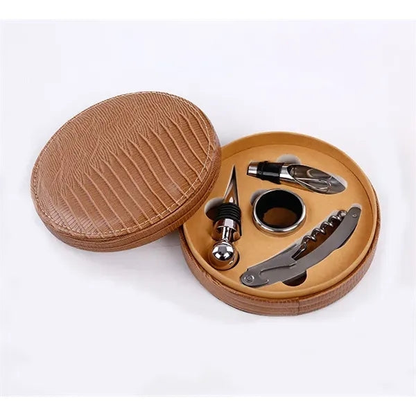 Red Wine Opener Set Gift Box (4-Piece Set)