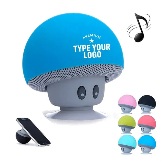 Cute Mushroom Bluetooth Speaker Cell Phone Holder Stand