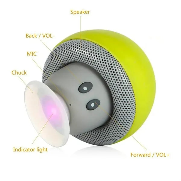 Cute Mushroom Bluetooth Speaker Cell Phone Holder Stand