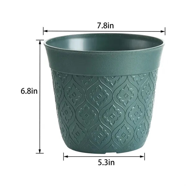 Round Plastic Plant Flower Pots