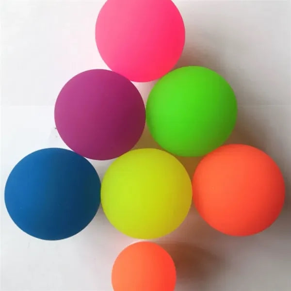 Frosted Colorful Bouncy Balls