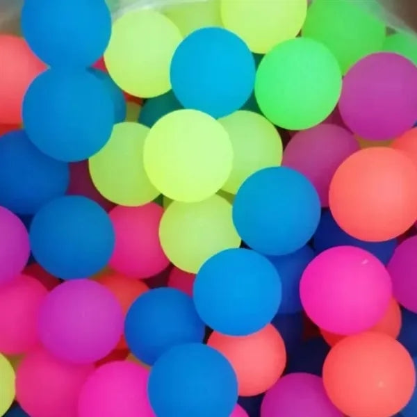 Frosted Colorful Bouncy Balls