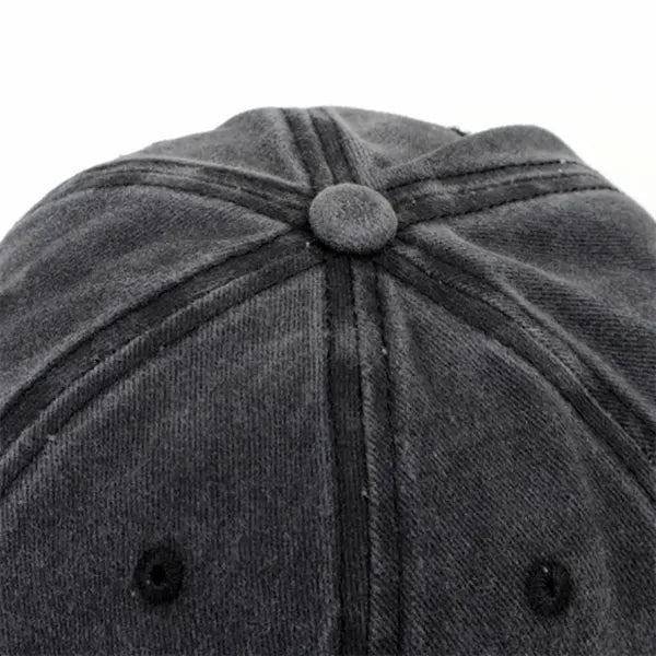 Letter Embroidered Unisex Vintage Sunshade Baseball Cap