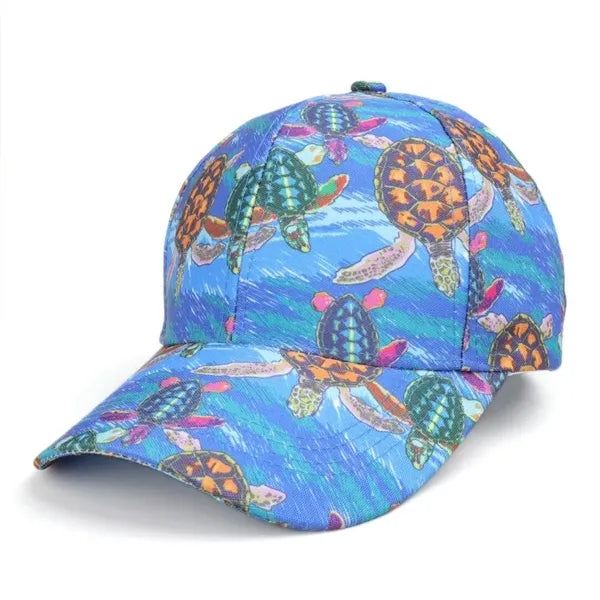 Unisex Cartoon Casual Sun-Protective Printed Baseball Cap