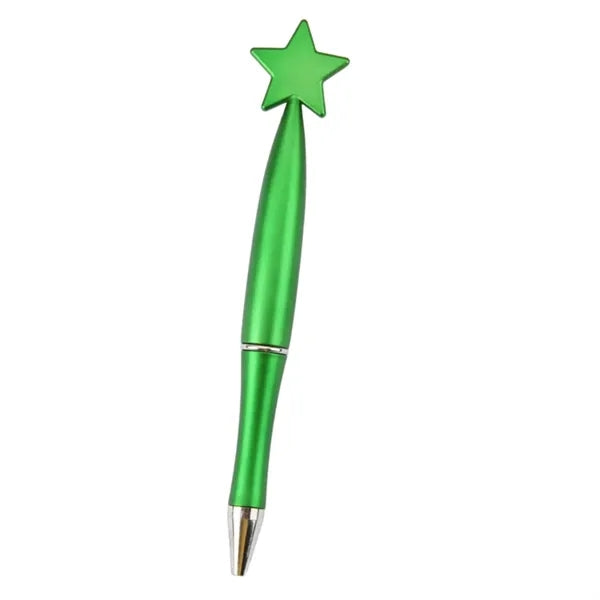 Star-shaped rotating ballpoint pen