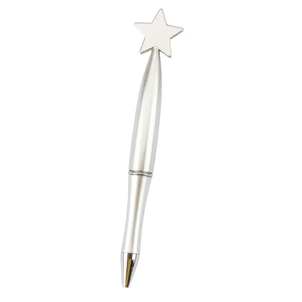 Star-shaped rotating ballpoint pen