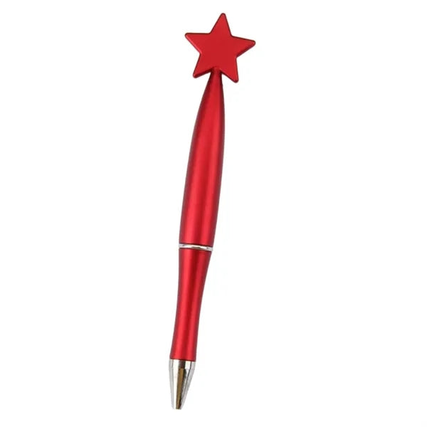 Star-shaped rotating ballpoint pen