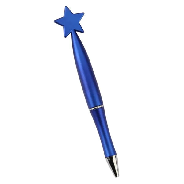 Star-shaped rotating ballpoint pen
