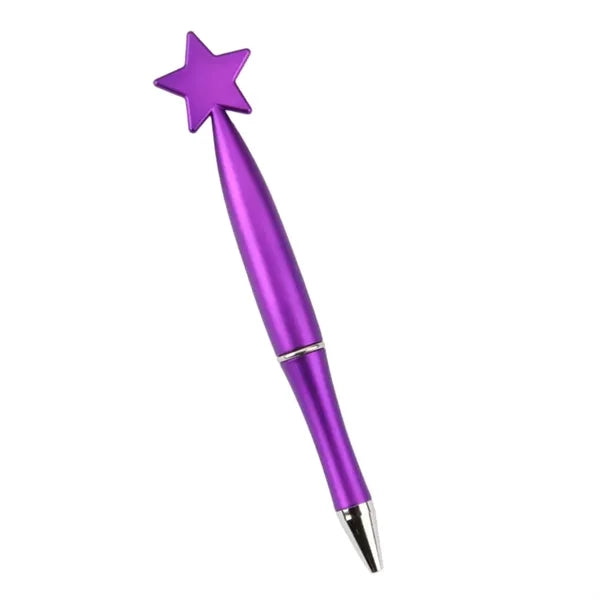 Star-shaped rotating ballpoint pen