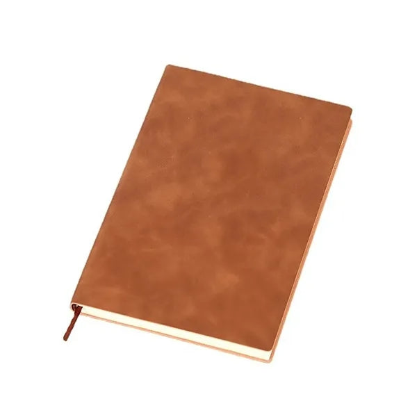 A5 Notebook with Soft Leather Cover