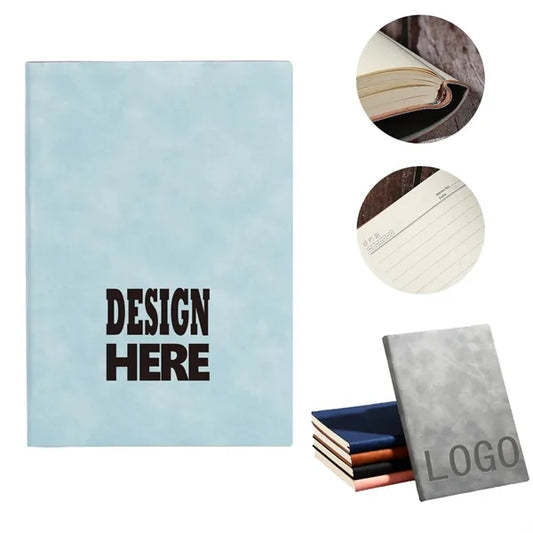 A5 Notebook with Soft Leather Cover