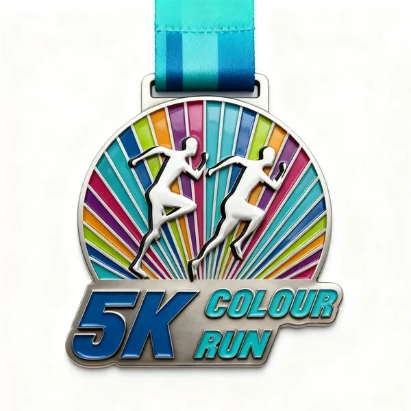 2 1/2" Custom Die-Struck Soft Enamel Single-Sided Medal