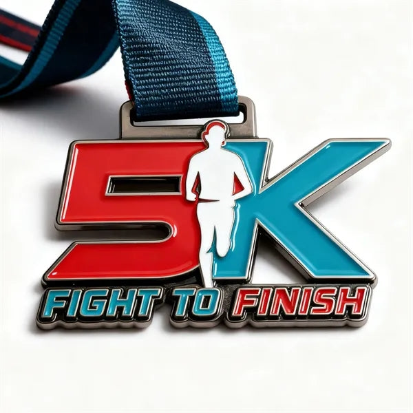 2 1/2" Custom Die-Struck Soft Enamel Single-Sided Medal