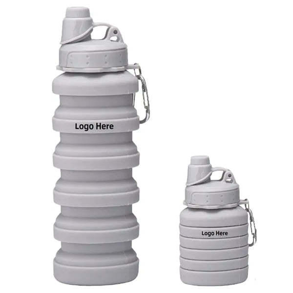 24oz Collapsible Portable Silicone Water Bottle