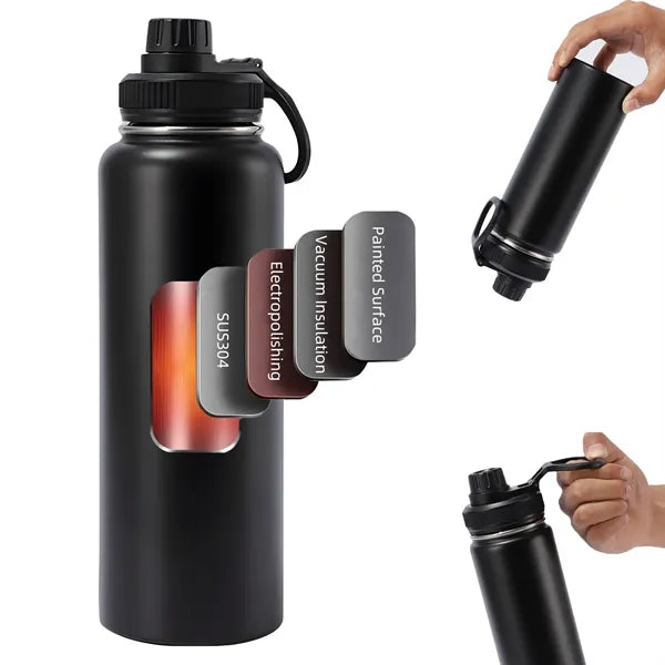 18oz Stainless Steel Portable Handle Thermos