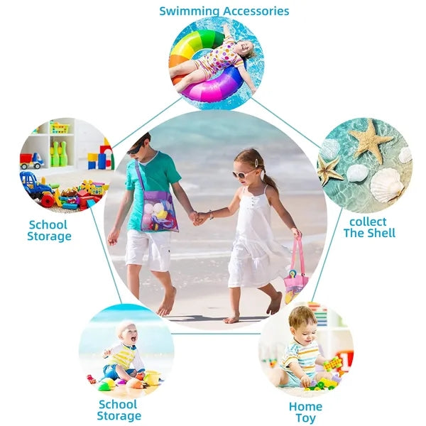 Mesh Beach Toy Storage Bag