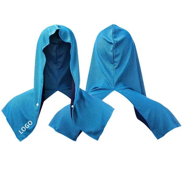 U-Shaped Cooling Hooded Towel