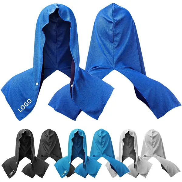 U-Shaped Cooling Hooded Towel