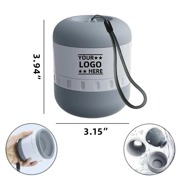 8.5oz Portable Silicone Pet Water Bottle